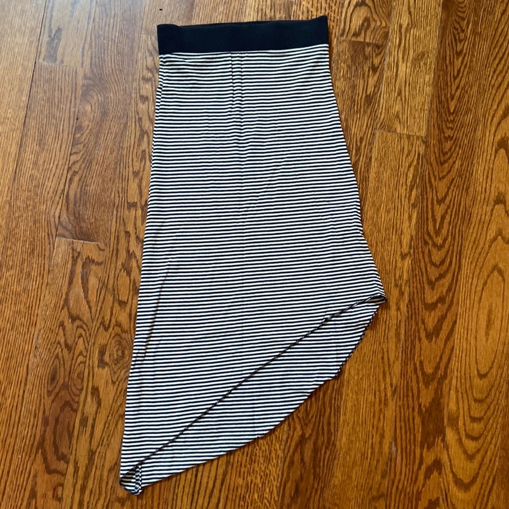 Ragdoll & Rockets diagonal cut midi skirt
